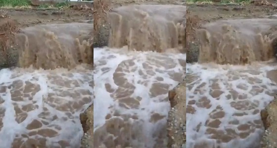 بالفيديو.. تساقط أمطار غزيرة على محايل عسير