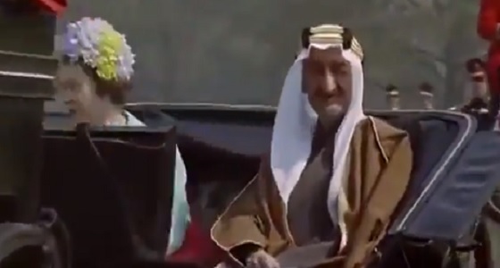 فيديو قديم.. استقبال تاريخي للملك فيصل في بريطانيا
