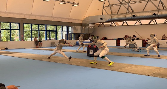 منتخب الجامعات للمبارزة إلى دور 16 على حساب نظيره الهندي في أولمبياد ” نابولي “