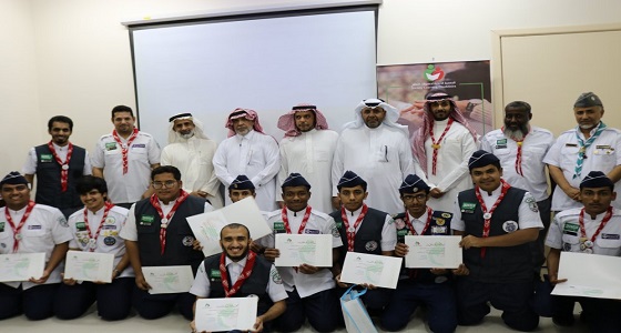 كشافون وقادة جمعية صعوبات التعلم يحتفلون بنجاح الحج ١٤٤٠هـ