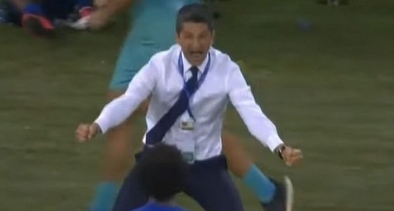 احتفال فريد لـ ” لوسيشكو ” بعد هدف الهلال الرابع