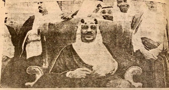 صور تاريخية للملك سعود خلال افتتاحه ميناء الملك عبدالعزيز