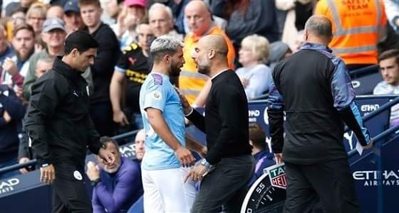 غوارديولا يعلق على المشادة الكلامية مع أغويرو