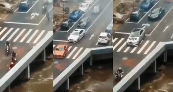 فيديو اختفاء سيارات في الهواء يثير الجنون