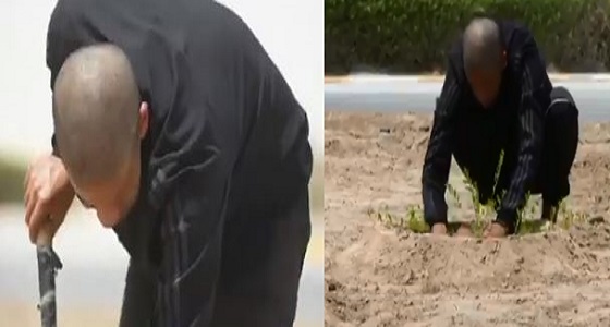 بعد التفحيط .. الشرطة تعاقب شابًا وتلزمه بتنظيف الشوارع (فيديو)