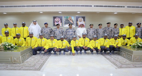 معالي مدير عام حرس الحدود يلتقي فريق حرس الحدود السعودي لكرة القدم
