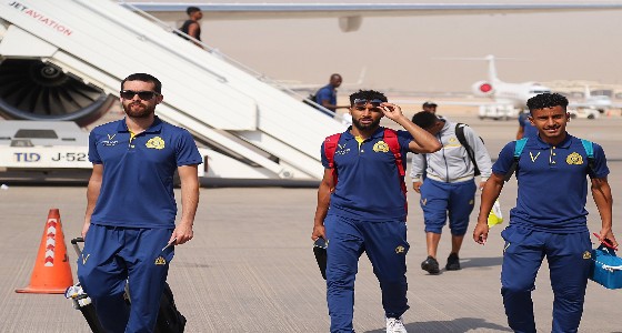 بالصور.. وصول بعثة النصر إلى الرياض