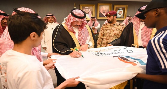 أمير عسير يشيد بجهود القائمين على فعاليات أولمبياد أيتام المملكة الثاني 