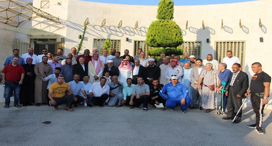 انطلاق بعثة حج الهيئة الهاشمية للمصابين العسكريين على نفقة خادم الحرمين