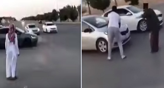 بالفيديو.. لحظة اعتراض شابين لسيارة فتاة بأحد شوارع المملكة