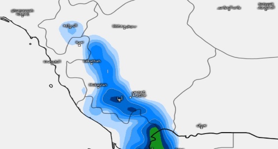 ” المسند ” : استمرار حالة ثجاج المطرية