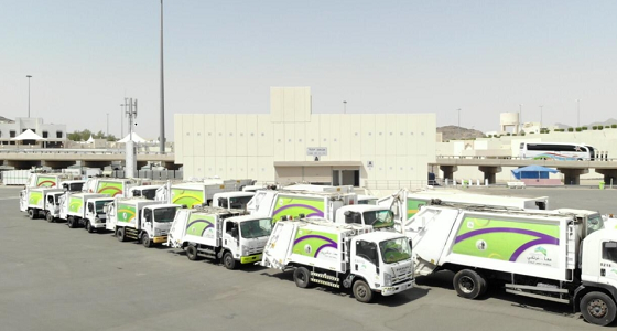 التقاط آلي لنفايات الطرق السريعة بالمشاعر المقدسة