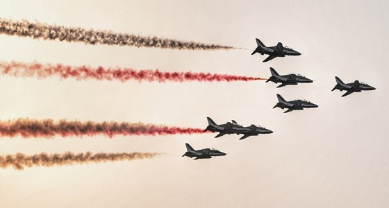 شاهد.. القوات الملكية تزين سماء جدة بمناسبة اليوم الوطني 89