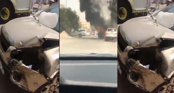 بالفيديو.. بطل حادثة السيارة المحترقة: القرار كان صعب واستغرقت 8 دقائق