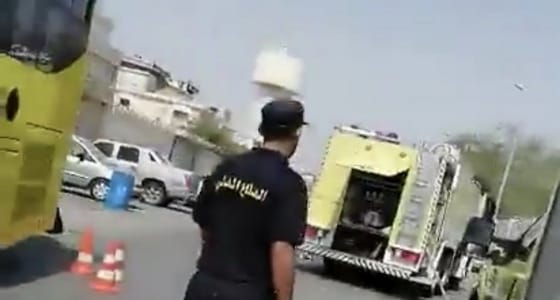 بالصور.. اندلاع حريق في مدرسة بنات بالشرقية