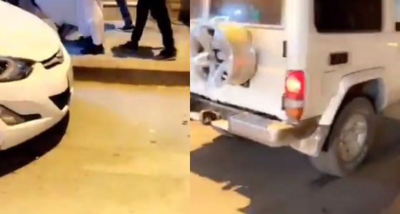 بالفيديو.. لحظة الإطاحة بمسلحين قاوموا رجال الأمن بالرياض