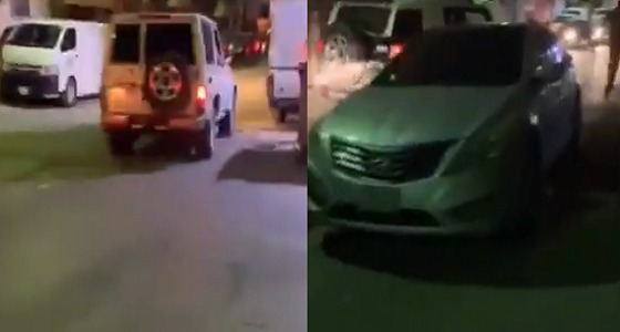بالفيديو.. لحظة مطاردة شرطة الرياض لعدد من الجناة