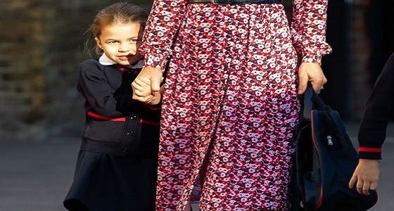 الأميرة شارلوت تحدث توتر وشغب في أول يوم دراسي لها (فيديو وصور)