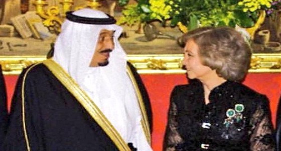 شاهد.. خادم الحرمين وولي عهده في أسبانيا قبل 18 عامًا