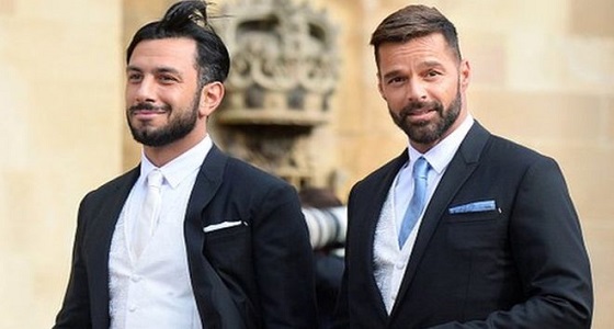 ريكي مارتن وزوجه السوري في انتظار طفلهما الرابع