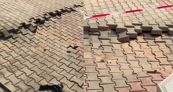 مدرسة فتيات بالشفاء في خطر بسبب الانخفاضات (فيديو وصور)