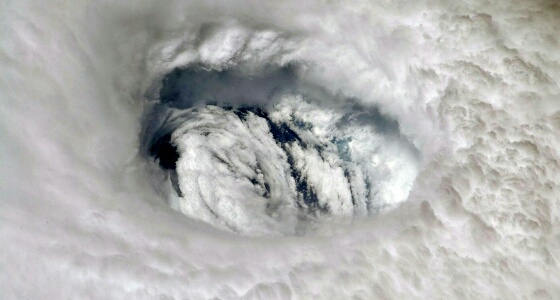 بالصور.. قوة إعصار ” دوريان ” تثير ذهول رواد الفضاء