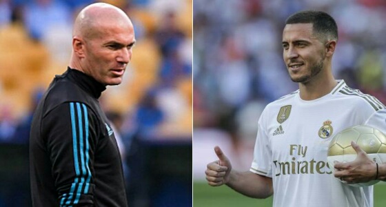 زيدان يرفض مشاركة ” هازارد ” في المباريات المقبلة