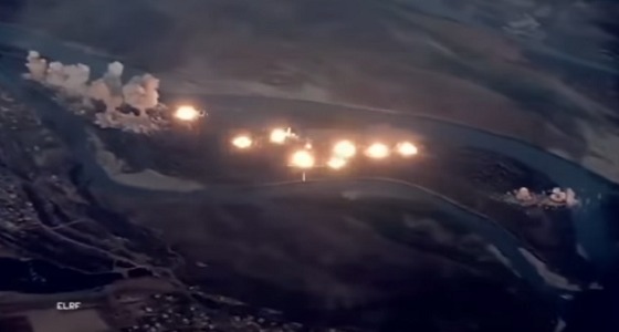 بالفيديو.. لحظة تدمير جزيرة داعش الموبوءة