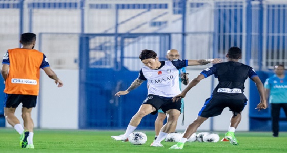 بالصور.. الهلال يواصل تدريباته الاعتيادية