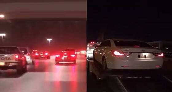 بالفيديو..لحظة مطاردة المرور السري لمتهورين يقودون بسرعات جنونية بالرياض