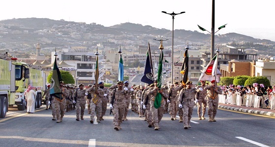 احتفال عسير باليوم الوطني 89 يشهد تفاعلا شعبيا كبيرا مع العرض العسكري