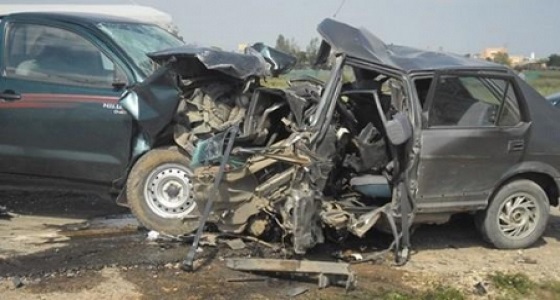 اصطدام مركبتين في مكة ينتج عنه عدة إصابات