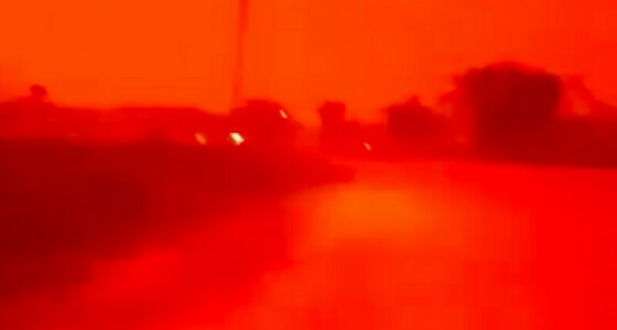 بالفيديو.. &#8221; العين الحمراء &#8221; تثير فزع السياح بإندونسيا