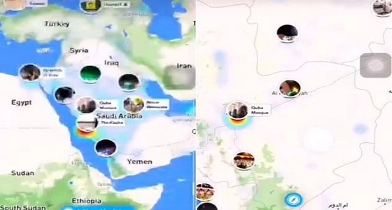 بالفيديو.. ردة فعل أمريكي بعد تصفحه خريطة سناب شات المواطنين 