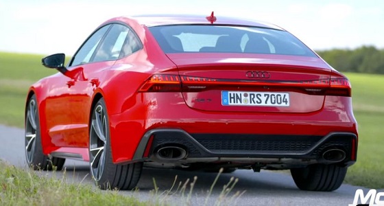 قدرات خارقة لـ سيارة أودي RS7 Sportback الجديدة (فيديو)