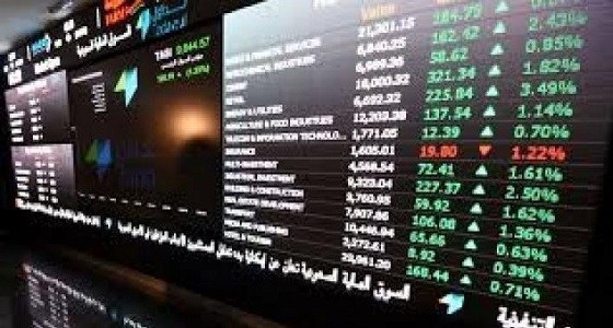 مؤشر سوق الأسهم يغلق مرتفعا