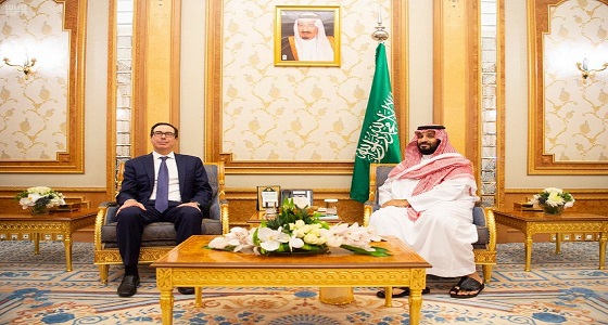ولي العهد يلتقي «كوشنر» ووزير الخزانة الأمريكي