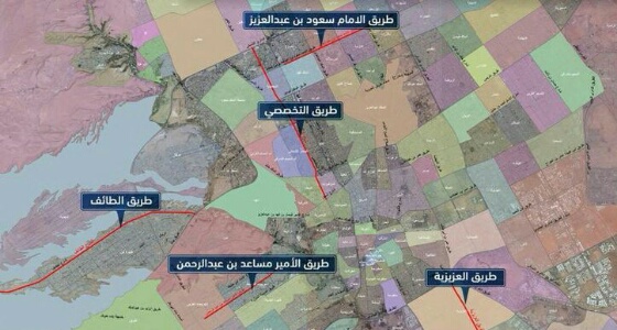 الكشف عن المرحلة الأولى من مشروع تطوير محاور الطرق الرئيسية بالرياض