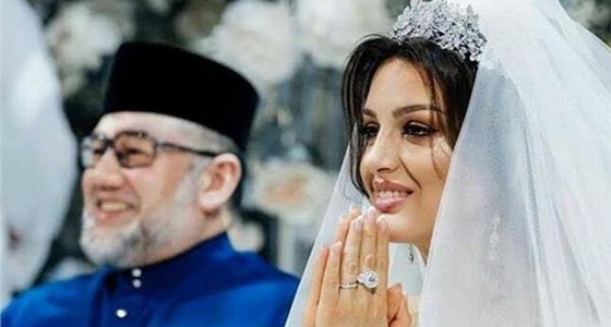 ملكة جمال روسية تطالب ملك ماليزيا السابق بتعويض طلاق غير مسبوق 