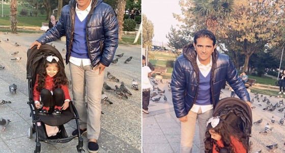 شاهد.. فهد الهريفي مع ابنته نورة: «غالية والطلب أوراوا»