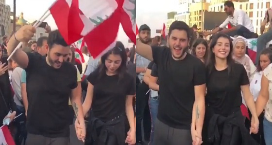أبناء عاصي الحلاني يشاركون متظاهري لبنان برقص «الدّبكة»