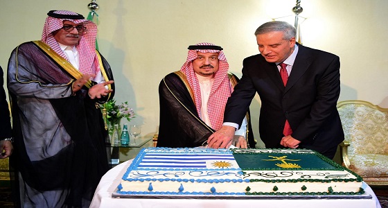 سمو أمير منطقة الرياض يشرف حفل سفارة جمهورية الأورغواي الشرقية