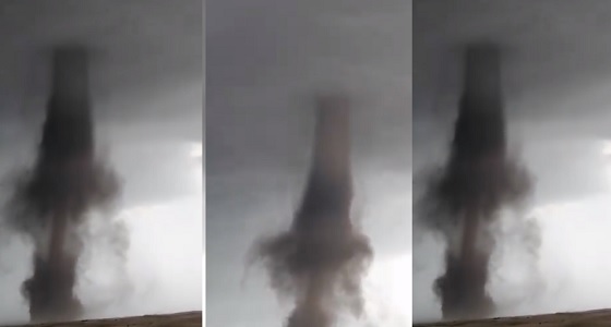 بالفيديو.. « الأرصاد » توضح تفاصيل إعصار جازان القمعي