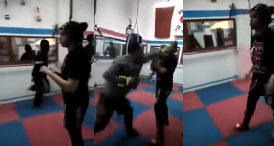 بالفيديو.. مدرب يعنف فتاة بلكمات قوية على الوجه