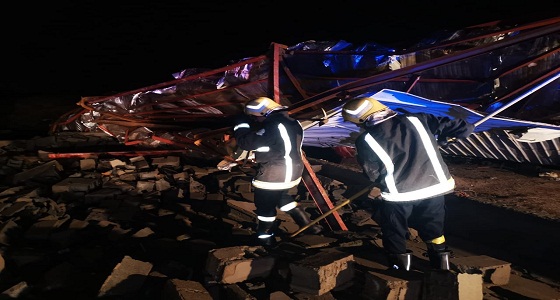 وفاة أحد الأشخاص بعد انهيار جدار عليه بالجموم