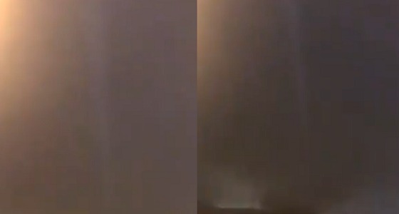 ظهور إعصار قمعي بجازان (فيديو)