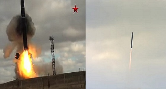 بالفيديو.. لحظة إطلاق صواريخ نووية روسية بمناورات عسكرية