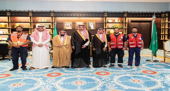 أمير الباحة يدشن مركز اسعاف بني حسن