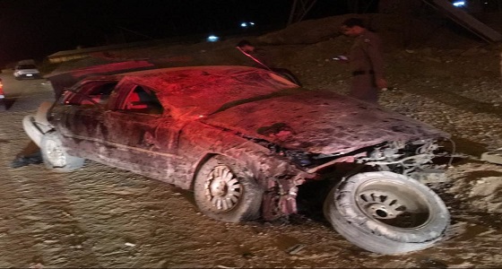 4 إصابات في حادث انقلاب بالباحة