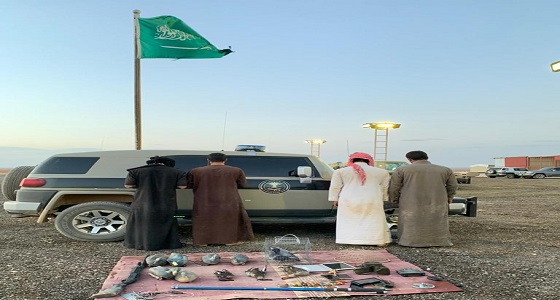 قوة المجاهدين بالشمالية تقبض على صيادين بحوزتهم أسلحة غير مصرحة